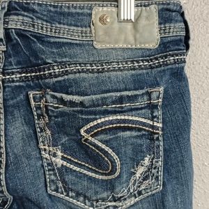 Silver Aiko Bootcut Jeans 27x33
